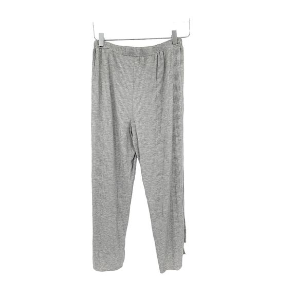 2/$30 FORTUNE Swimwear Pants Size S Gray Loungewear Pants Ribbon Tie Waist - Picture 6 of 7